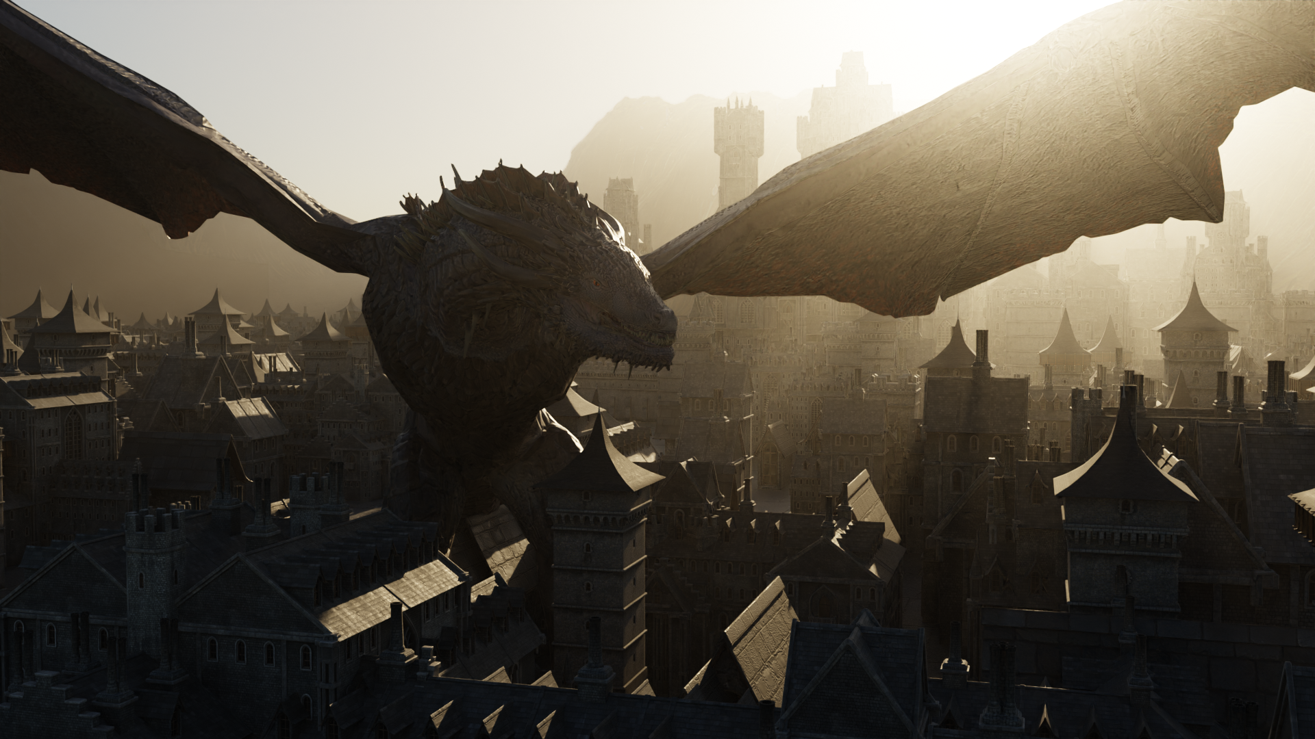 DRAGON CITY — Cinematic 3D Environment